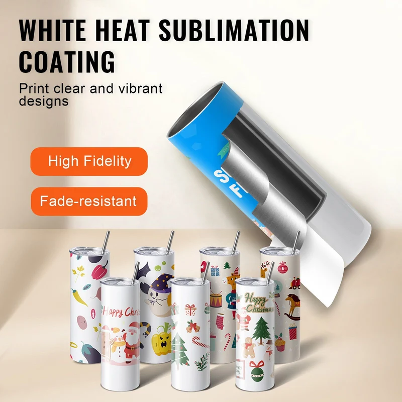 12pk Blank Sublimation Tumblers