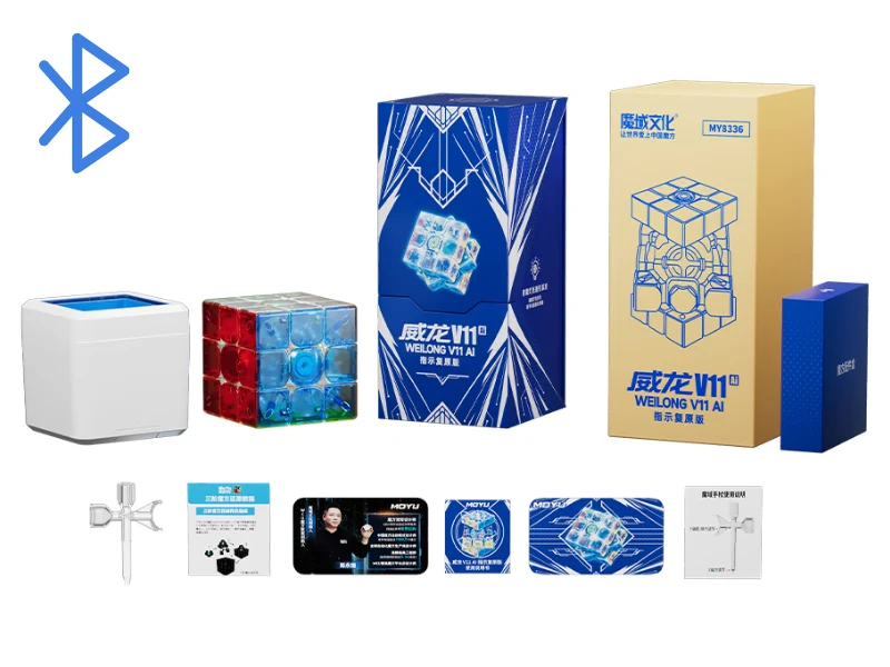 MoYu WeiLong V11 AI 3x3 (Smart Cube, Guided Recovery Edition)
