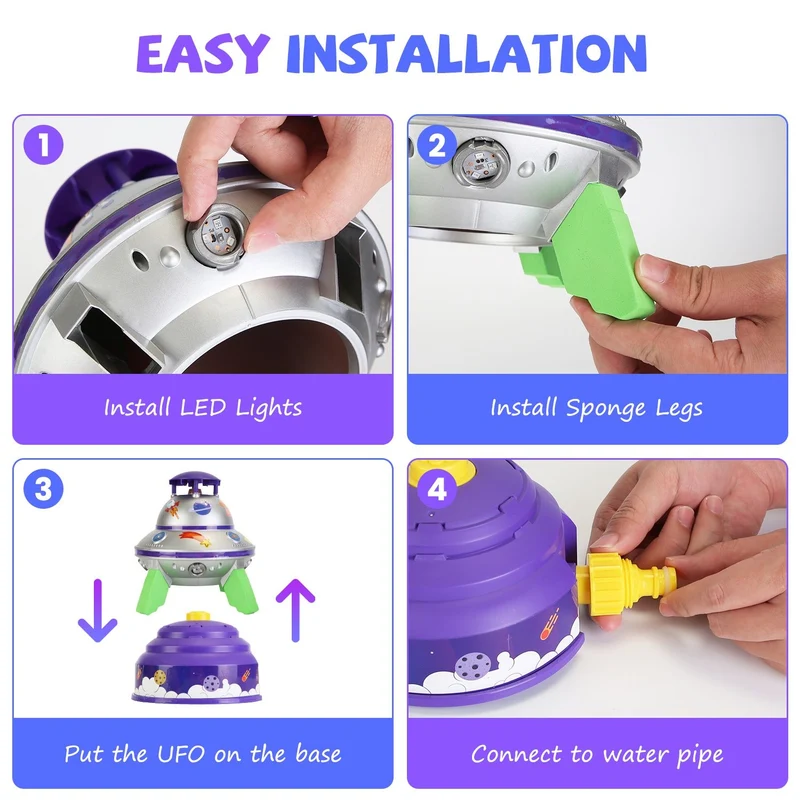 UFO Water and LED Sensory Exploration Set