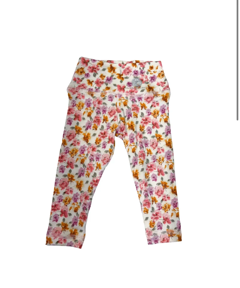 YB Lilac & Lemon High Waisted Leggings