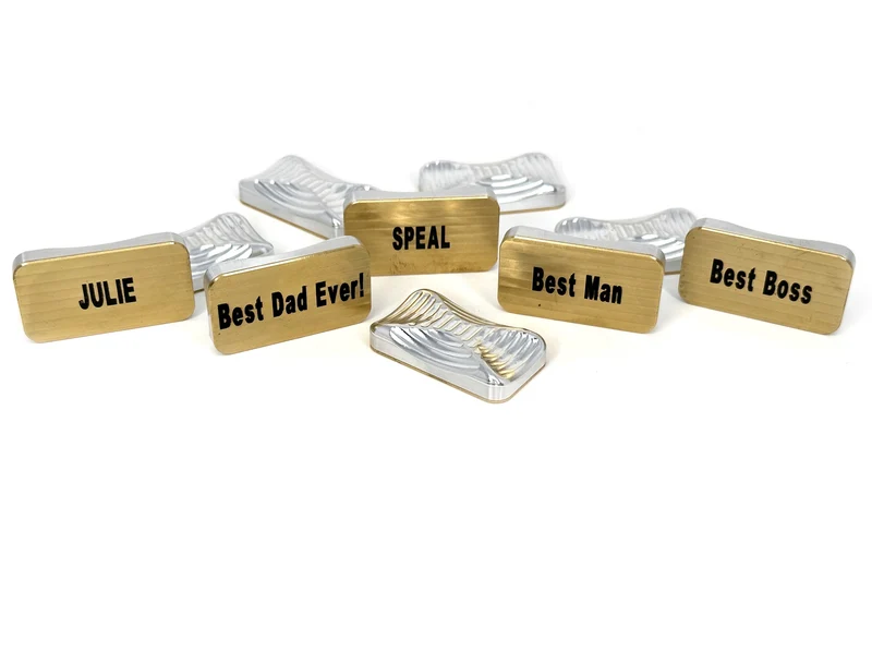 *Shop Seconds* Lowrey Aluminum & Brass Magnetic Slider