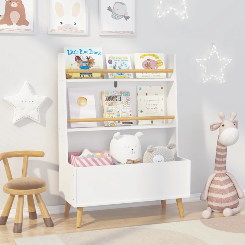 Kids Bookshelf Organizer