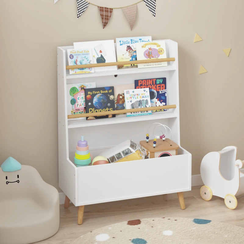Kids Bookshelf Organizer