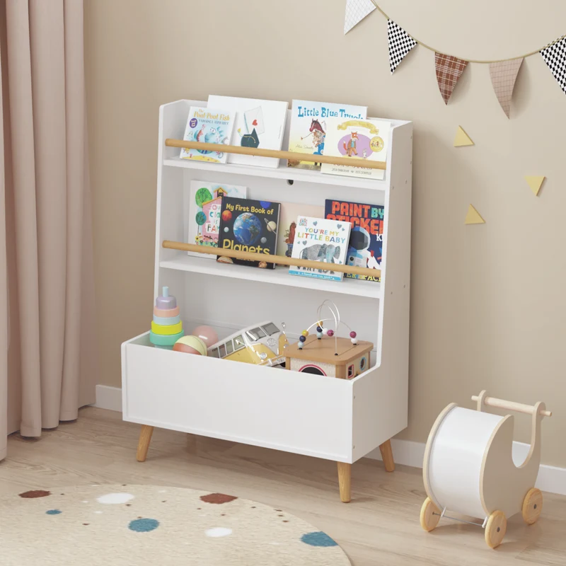 Kids Bookshelf Organizer
