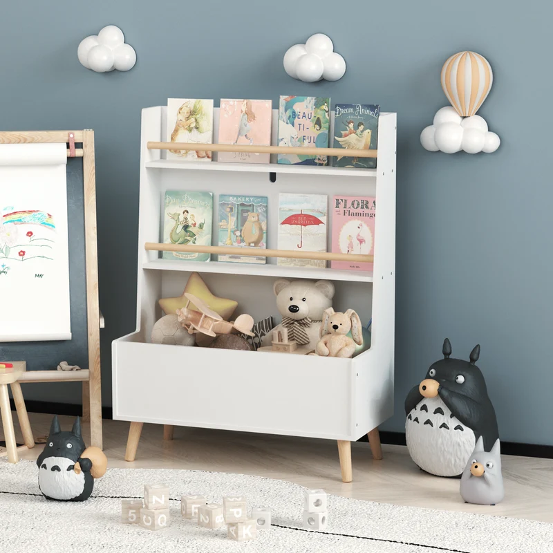 Kids Bookshelf Organizer