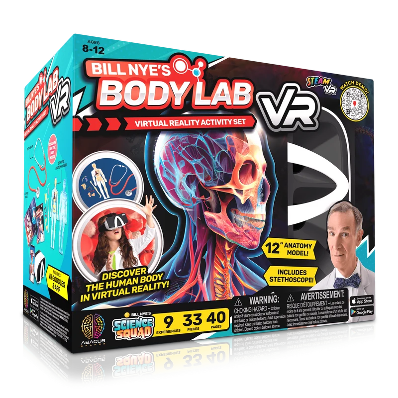 Bill Nye's BODY LAB VR Activity Set