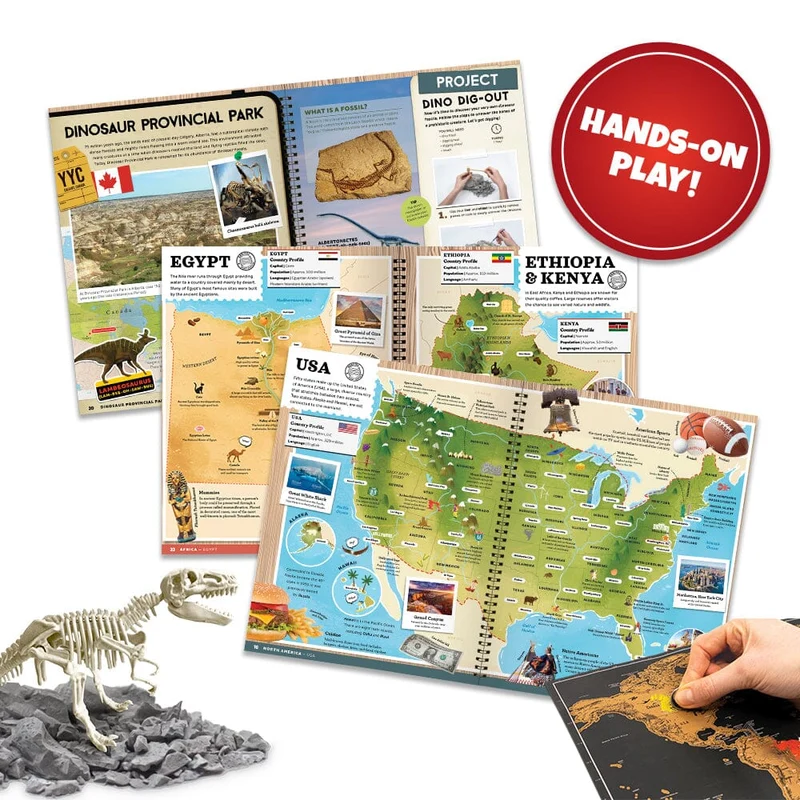 Professor Maxwell's VR Atlas World Travel Activity Kit