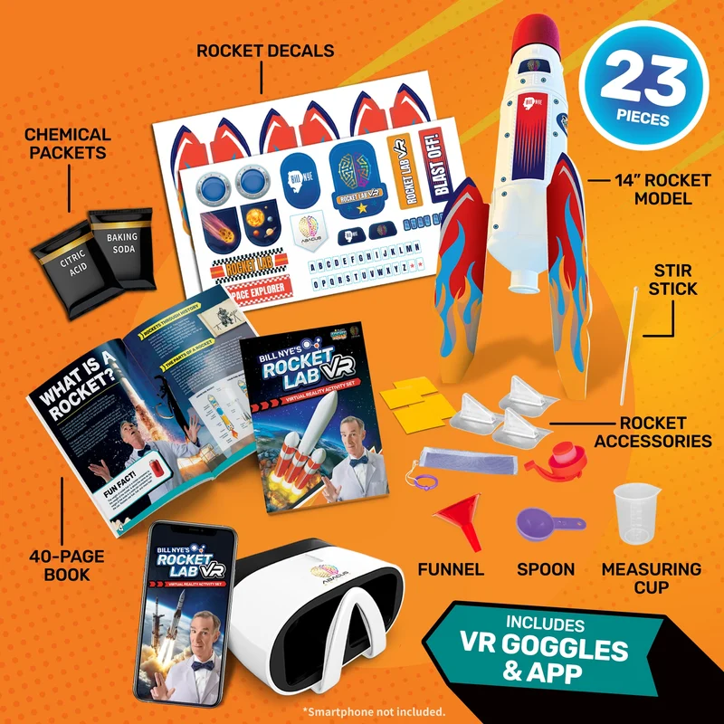 Bill Nye's ROCKET LAB VR Rocket Science Kit