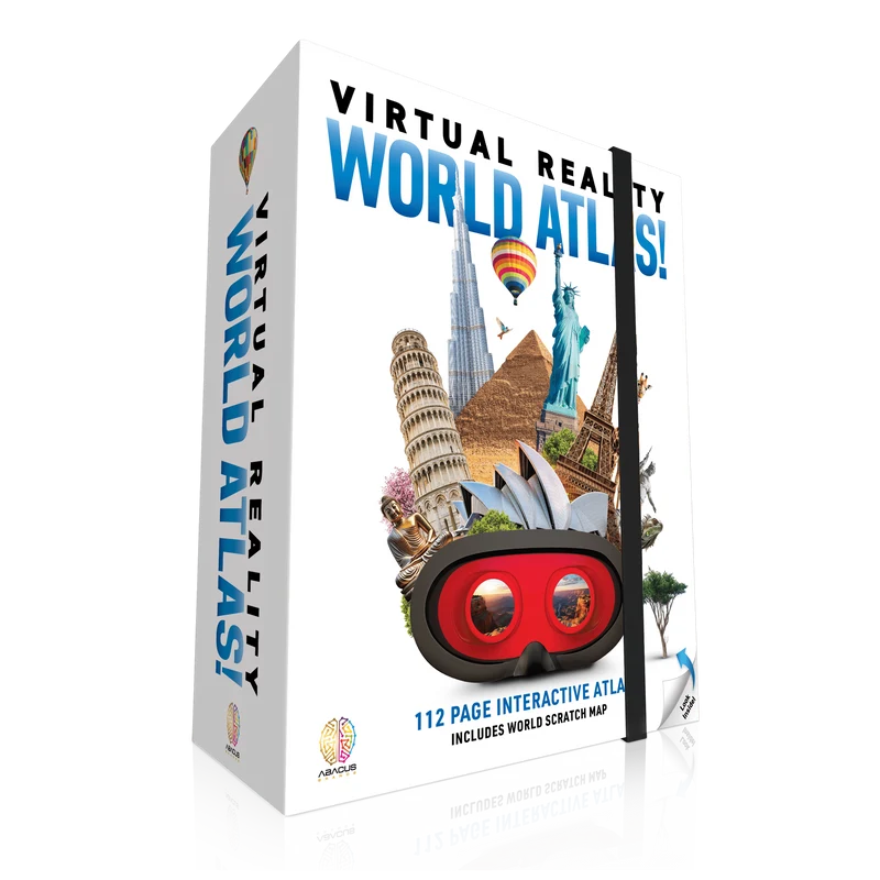 Deluxe Virtual Reality Gift Set - World Atlas!