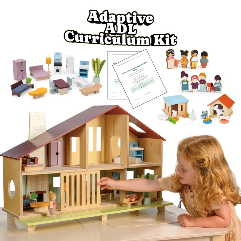 PreK+ ADL Skill Building Set - Cedar Chalet