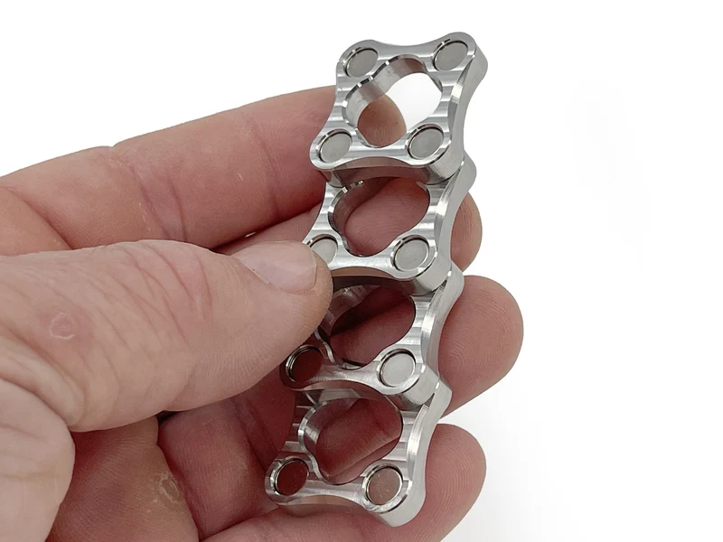 The Micro Stackable Stainless Steel Magnetic Slider