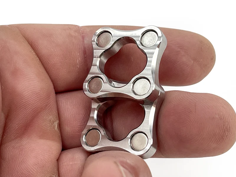 The Micro Stackable Stainless Steel Magnetic Slider