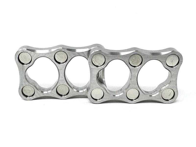 Double Micro Stainless Steel Magnetic Slider