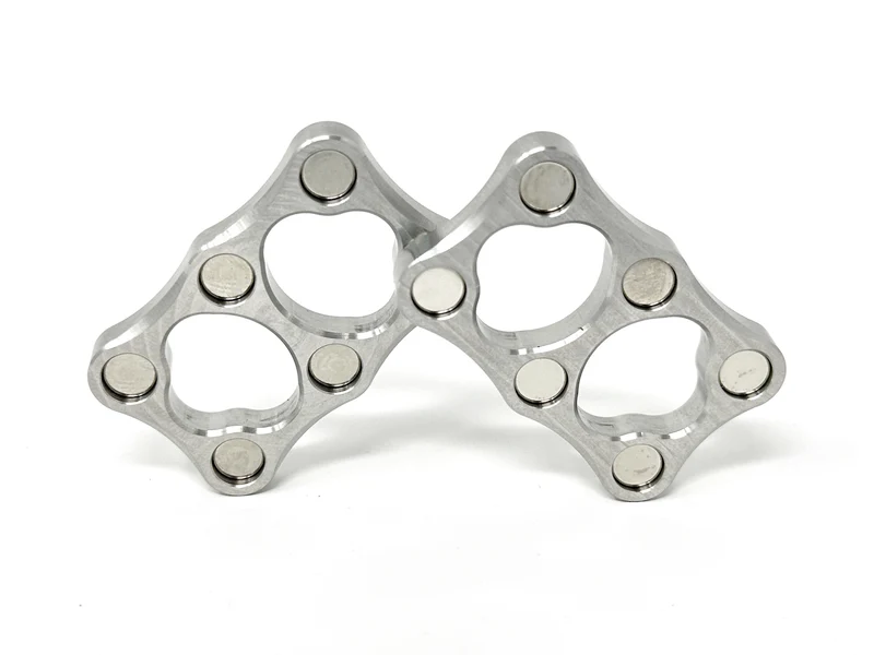 Double Micro Stainless Steel Magnetic Slider
