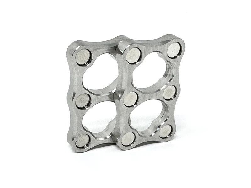 Double Micro Stainless Steel Magnetic Slider