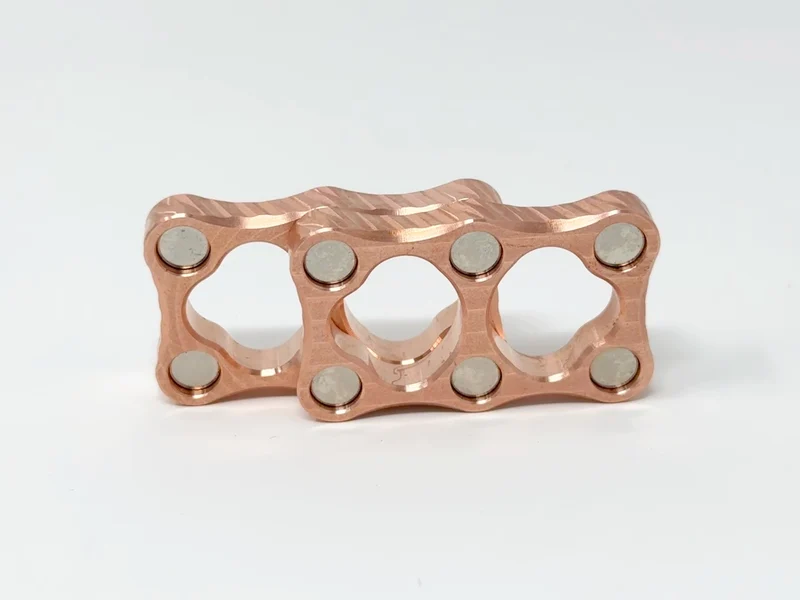Double Micro Copper Magnetic Slider