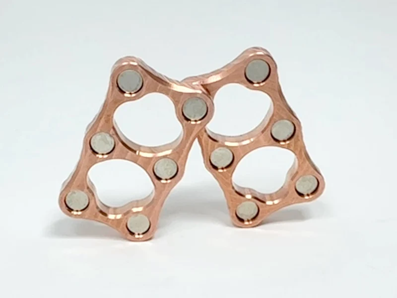 Double Micro Copper Magnetic Slider