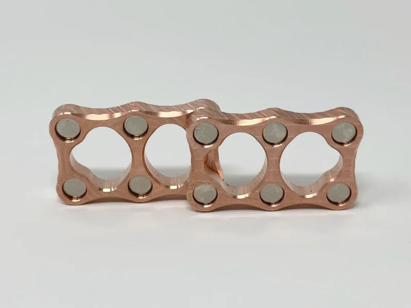 Double Micro Copper Magnetic Slider