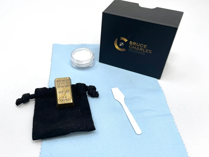 BCD Mint Gold Bar & Polishing Kit