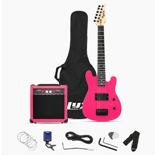 Beginner 3/4 Electric Guitar Curriculum Kit - Pink