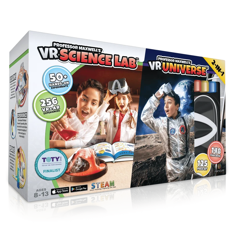 Professor Maxwell's Virtual Reality 2 in 1 Bundle Pack - VR Science Lab & Universe