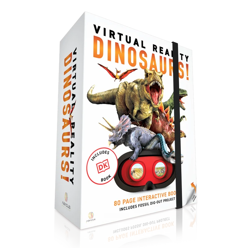 Virtual Reality Discovery Gift Set w/ DK Book - Dinosaurs!