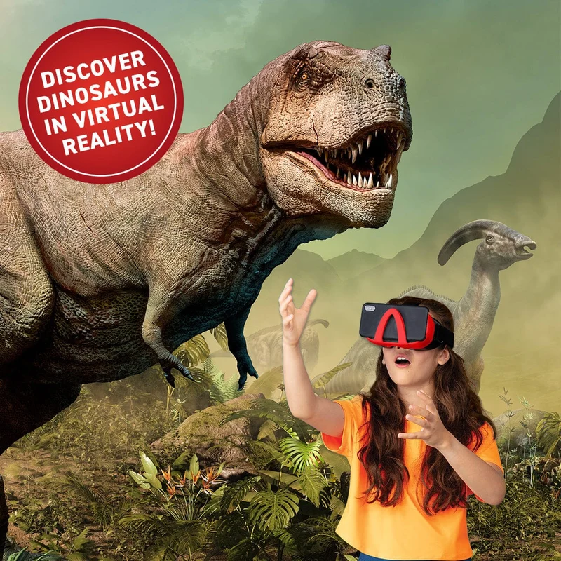 Virtual Reality Discovery Gift Set w/ DK Book - Dinosaurs!