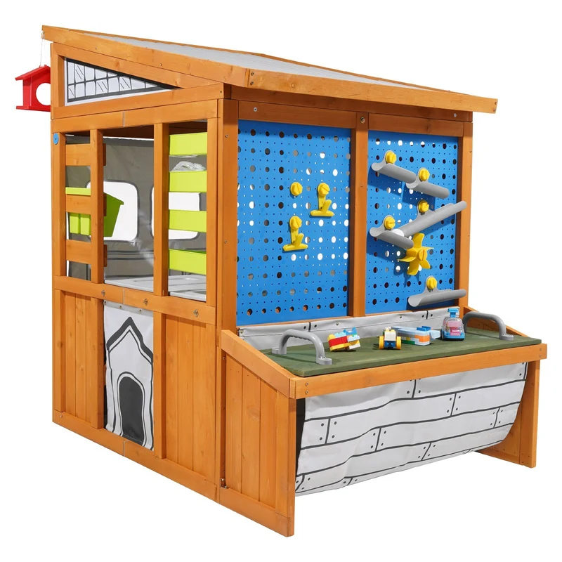 Outdoor Cedar Play Station