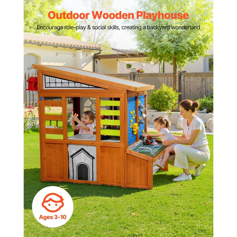 Outdoor Cedar Play Station