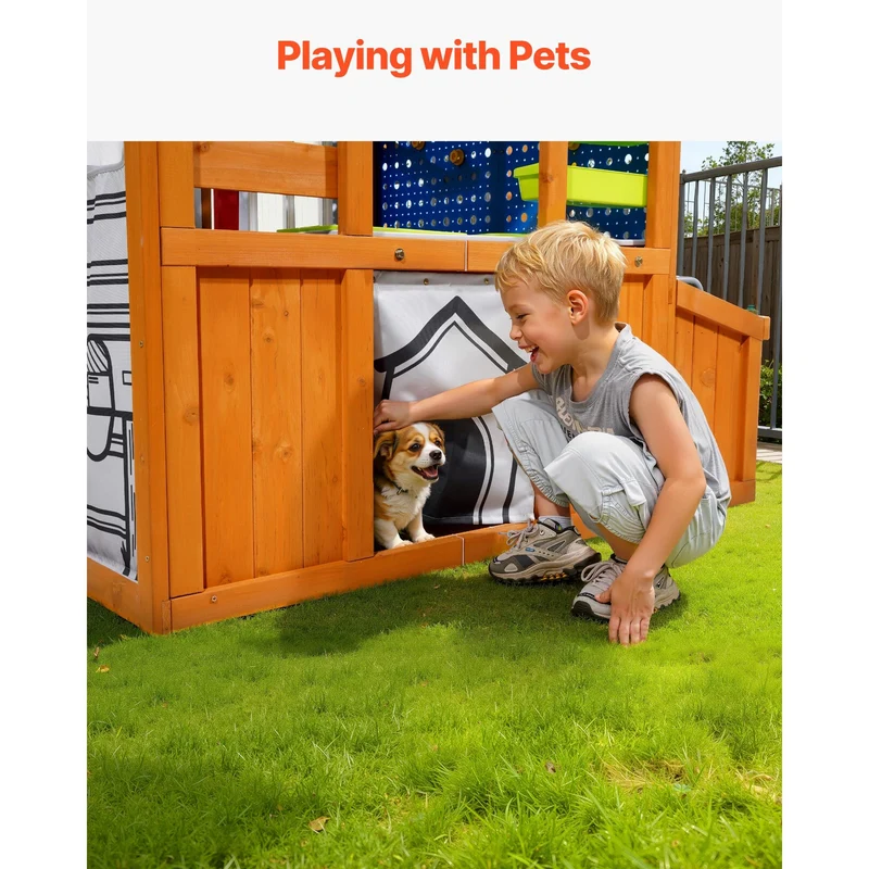 Outdoor Cedar Play Station