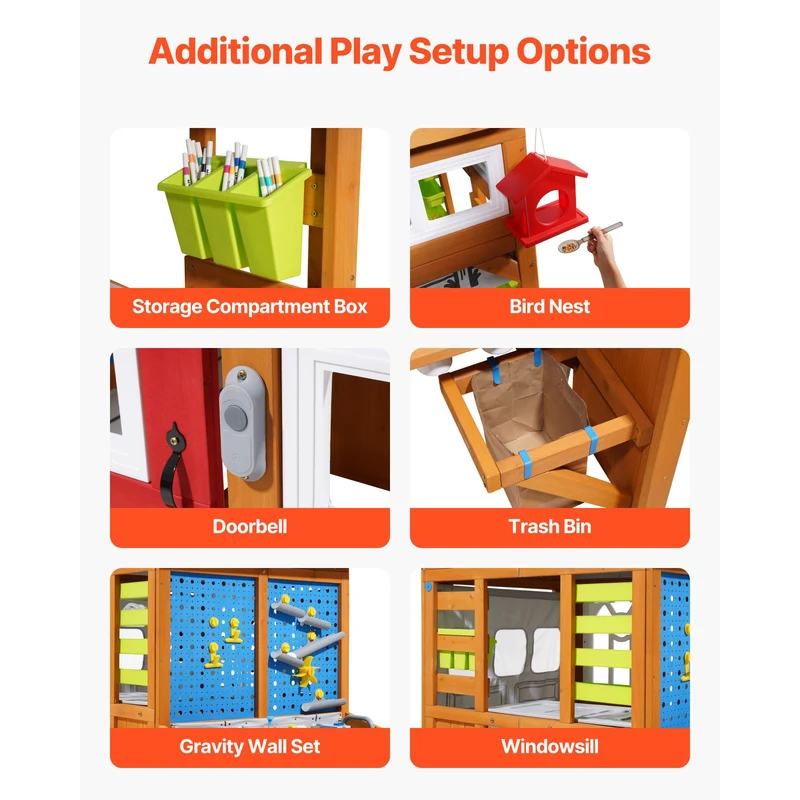 Outdoor Cedar Play Station