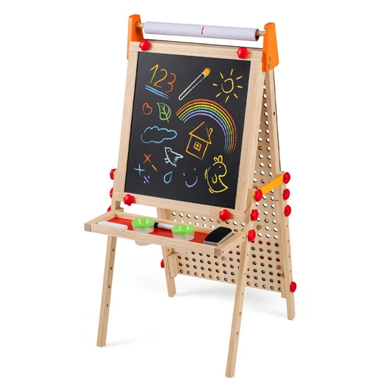4-in-1 Wooden Kids Art Easel