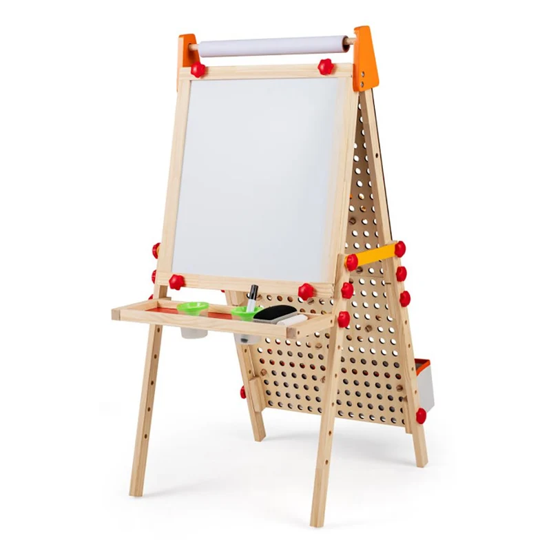 4-in-1 Wooden Kids Art Easel