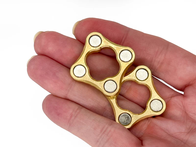 The Micro Dual-Strength Brass Magnetic Slider