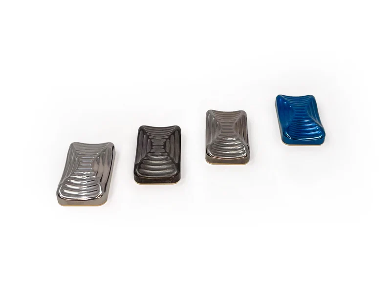 Lowrey Dark Tumbled Titanium & Brass Magnetic Slider