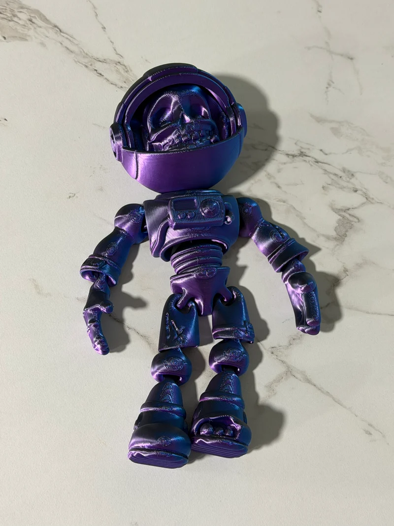 3D printed skeleton astronaut