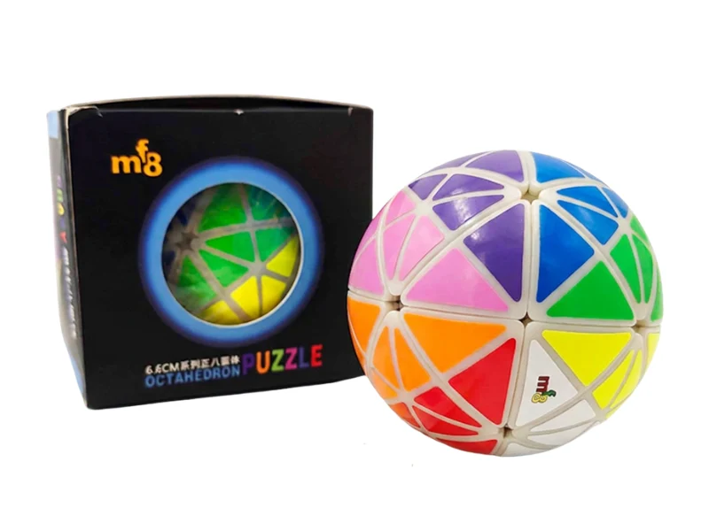 mf8 Rainbow Ball (Hybrid 2x2 + Skewb Mechanism, 8-Color Stickers)