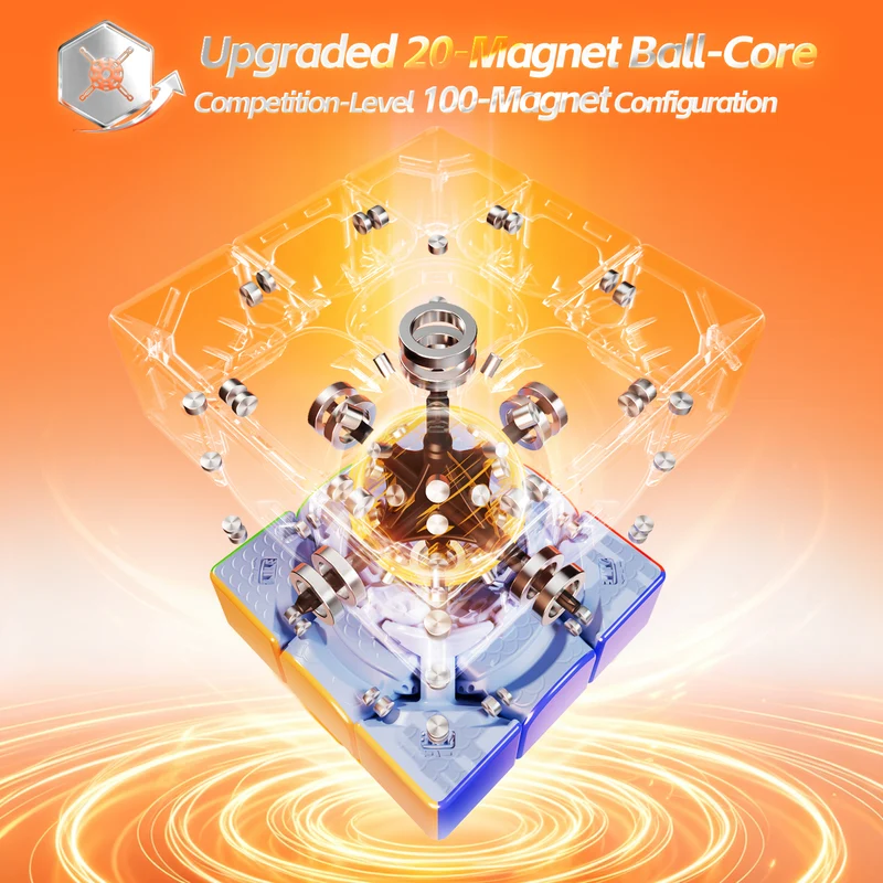 PBCube WR 3x3 (20-Magnet Ball-Core + MagLev + UV)