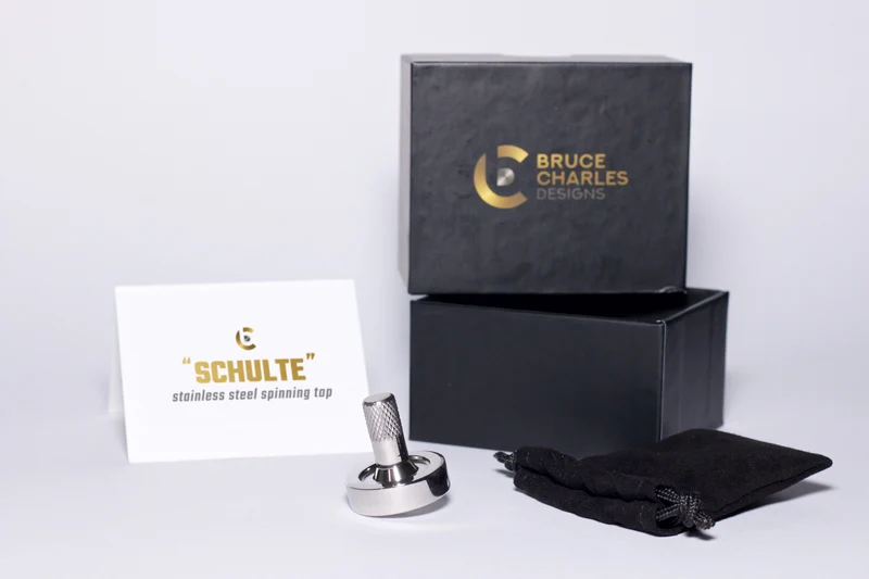 Schulte Stainless Steel Spinning Top