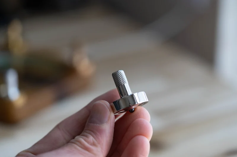 Schulte Stainless Steel Spinning Top