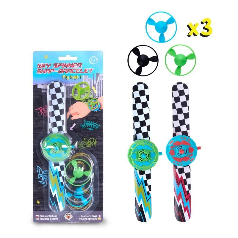 Sky Spinner Snap-Armband – Flugscheiben-Actionspielzeug