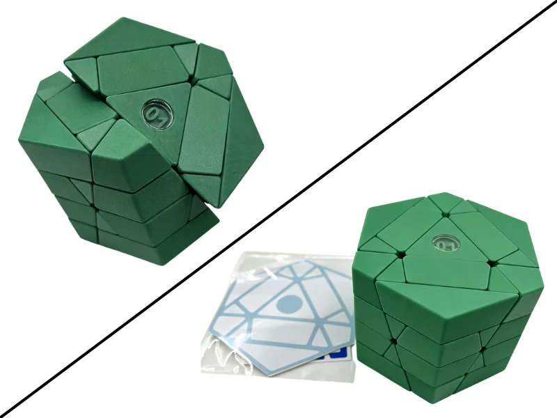 LimCube Mixup Skewb Prism (Limited Edition, DIY Stickers)