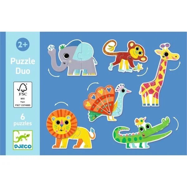Puzzle Duo Articulo Animo – Djeco
