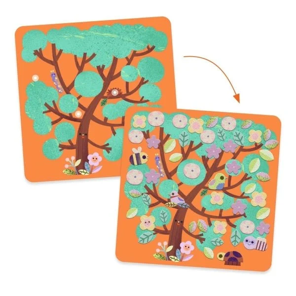 Bastelpackung Jahreszeiten ab 3 Jahren – Djeco