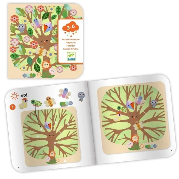 Bastelpackung Jahreszeiten ab 3 Jahren – Djeco