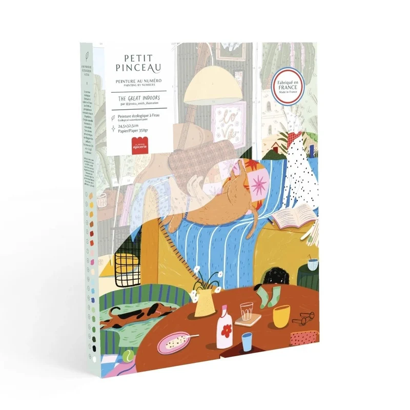 Malen nach Zahlen – Zu Hause (La Petite Épicerie)