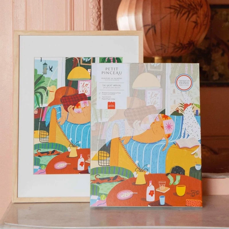 Malen nach Zahlen – Zu Hause (La Petite Épicerie)