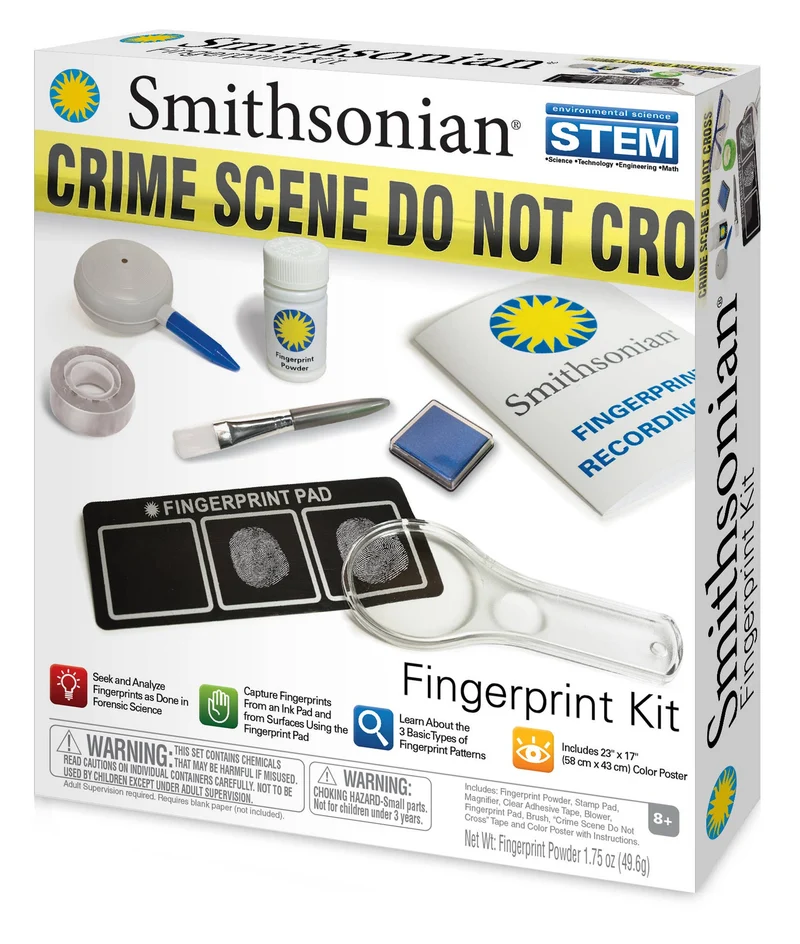 Smithsonian Fingerprint Science Kit