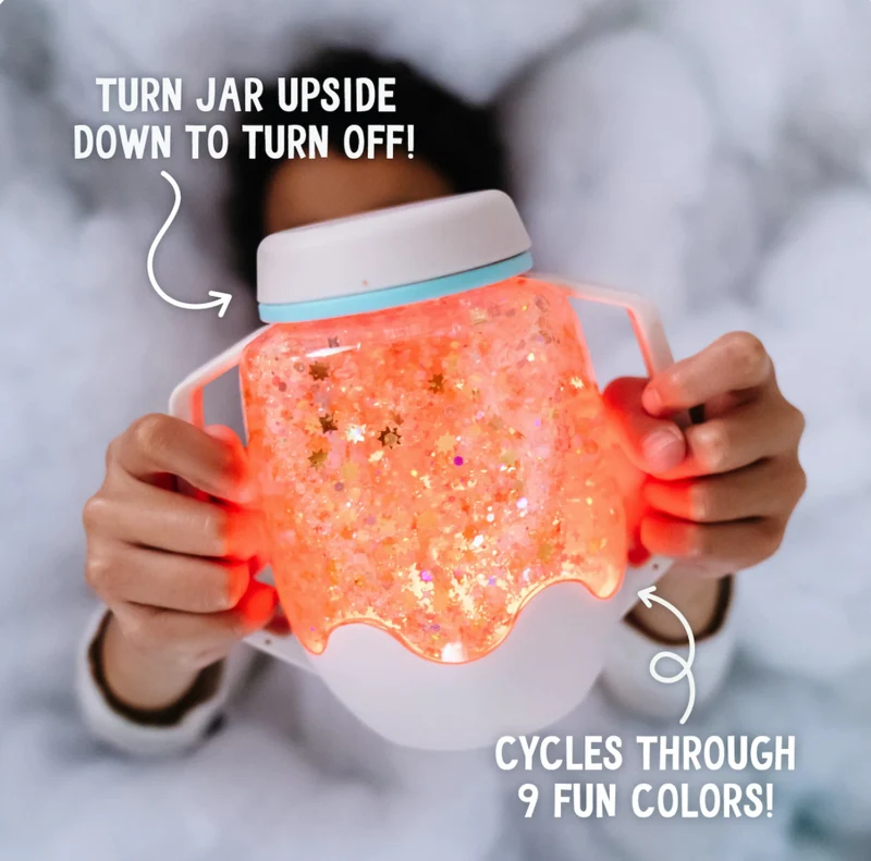 Sensory Play Jar + Outer Space Fun Filler