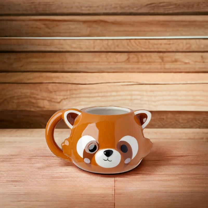 Kindertasse Roter Panda Kaffeebecher Tasse aus Keramik